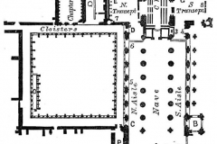 Ground Plan of Gloucester Cathedral
